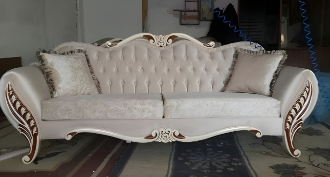 Royal Carved 3-Seater Sofa